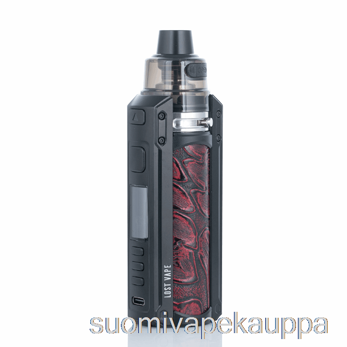 Vape Nesteet Kadonnut Vape Ursa Quest 100w Pod Mod Kit Musta / Ukiran Nahka